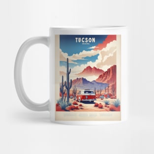 Tucson United States of America Tourism Vintage Poster Mug